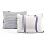 Lush Decor Farmhouse Stripe Reversible Cotton Quilt Set - 3 Piece Cozy Pinstr...