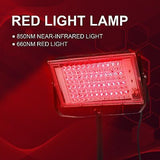 Red - Light - Therapy - Panel - with Stand 35"-67" Height Adjustable Infrared...