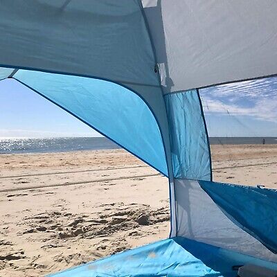 G4Free Deluxe XL Pop Up Beach Tent, 3-4 Persons Easy Setup Sun Shelter Canopy...