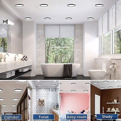 7 Inch Small LED Flush Mount Ceiling Light Dimmable,5000k Daylight Ultra Slim...