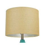 Catalina Lighting 19970-000 Modern Quilted Ceramic Table Lamp with Linen Drum...