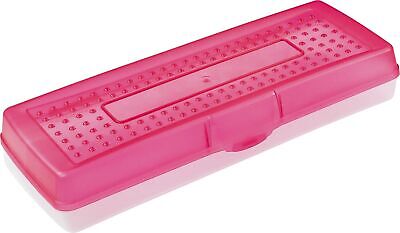 Storex Stretch Pencil Box, 5.6 x 13.4 x 2.52 Inches, Assorted Colors, Color A...