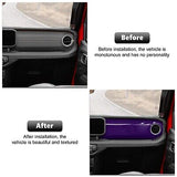 RT-TCZ Center Console Trim Cover Dashboard Control Panel Cover Decorative Int...