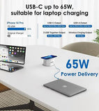 ANNQUAN 4.75" Pop Up Outlet with 65W USB-C,15W Wireless Charger,4 Outlets,3 U...