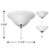 Progress Lighting PROPP2660-01 Contemporary Modern 52``Ceiling Fan from Trevi...