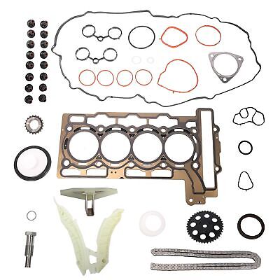 Engine Timing Chain Kit W/Sprocket and Head Gasket Set, for Mini Cooper R56 H...