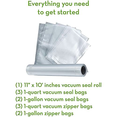 FoodSaver Vacuum Sealer Machine with 18.80 x 9.50 x 10.60 inches, Silver