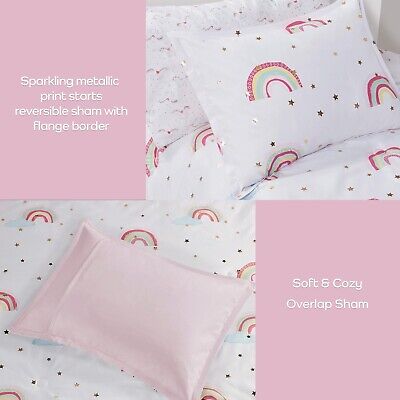 Mi Zone Kids Twin Bed in A Bag for Girls, Unicorn Comforter Set Twin & Sheet,...