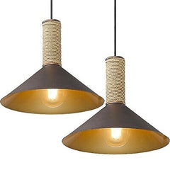 Industrial Pendant Light Fixture, Hanging Pendant Lighting with Metal Shade, ...