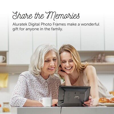 Aluratek 10" LCD Digital Photo Frame w/4GB Built-In Mem & USB SD/SDHC Support...