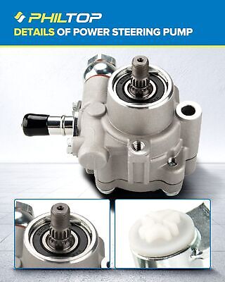 PHILTOP 21-5407 Power Steering Pump Fit For 2004-2008 Maxima, 2004-2009 Quest...