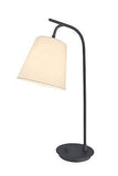 Aspen Creative 40235-11, Desk Lamp in Matte Black Finish, UNO Shade: 6" x 9" ...