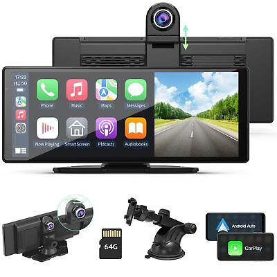 2024 Wireless Protable Carplay &Android Auto,Portable Carplay Screen,9.3'' To...