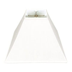 Royal Designs Square Sharp Corner Basic Lamp Shade, White, 6 x 18 x 13