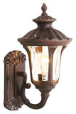 Livex Lighting 7650-58 Oxford 1 Light Imperial Bronze Cast Aluminum Wall Lant...