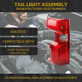 Dasbecan LED Tail Light Assembly Compatible With Chevy Silverado 1500 2019-20...