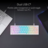 ASUS ROG Falchion Ace 65% RGB Compact Gaming Mechanical Keyboard, Lubed ROG N...