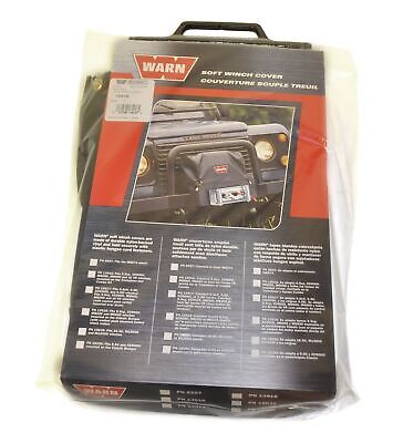 WARN 13916 Soft Winch Cover with Bungee Cord Fasteners for 9.5xp, XD9000, M60...