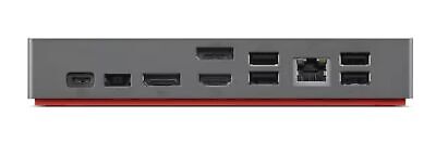 Lenovo Thinkpad Universal USB-C Dock V2-40B70090US with UBERSPEED Cable Bundl...