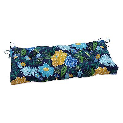 Pillow Perfect Floral Indoor/Outdoor Sofa Setee Bench Swing Cushion with Ties...