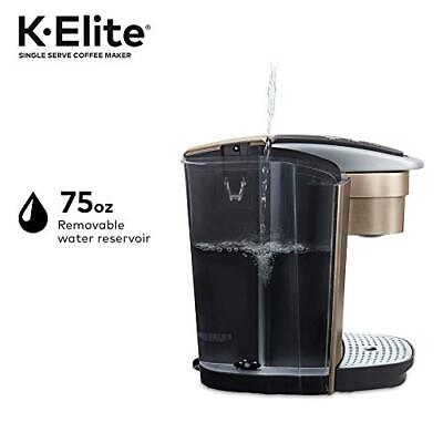 Keurig K-Elite Single Serve K-Cup Pod Coffee Maker, One Size, Brushed Gold