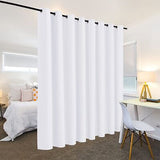 RYB HOME Extra Wide Curtains for Divider Room Separation Soundproof Temporary...