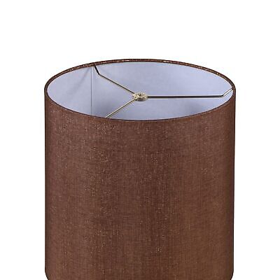 Aspen Creative 31607, Hardback Drum Contemporary Spider Lamp Shade, Gold & Da...