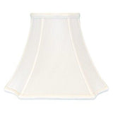 Royal Designs Square Inverted Cut Corner Basic Lamp Shade, White, 9 x 20 x 14