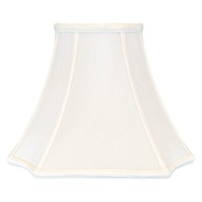 Royal Designs Square Inverted Cut Corner Basic Lamp Shade, White, 9 x 20 x 14