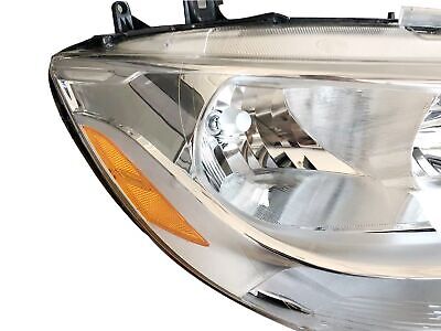 Replacement Headlight Chrome Trim Passenger Right Side Headlamp Complete Asse...