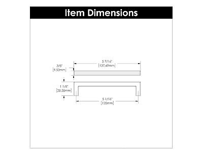 Hickory Hardware Solid Core Kitchen Cabinet Pulls, Luxury Cabinet Handles, Ha...