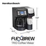 Hamilton Beach FlexBrew Trio 2-Way Coffee Maker, Compatible with K-Cup Pods o...