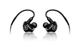 Mackie MP-240 Monitor Earphones Dual Hybrid Driver, Black