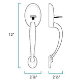 MiLocks BDF-02AQ Electronic Touchpad Entry Keyless Deadbolt Handleset Combo, ...