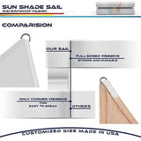 10'x13' Waterproof Sun Shade Sail Rectangle Shade Canopy Cover UV Block for B...