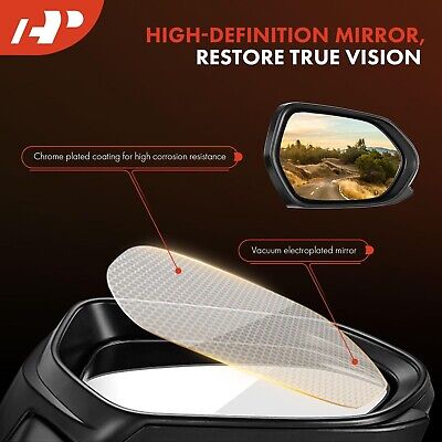 A-Premium Passenger Side Power Door Mirror - Compatible with Toyota Highlande...