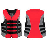 XGEAR Adult USCG Life Jacket Water Sports Life Vest Red XX-Large