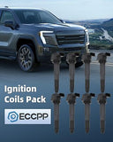 ECCPP UF513 8 ignition coils with 8 iridium Spark Plugs for Porsche 2003 2004...