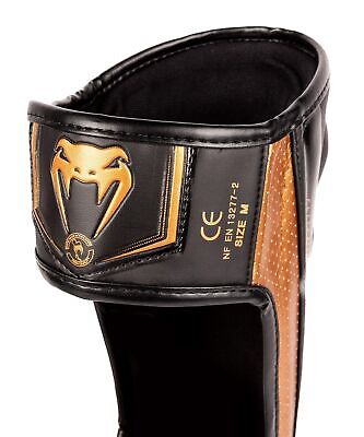 Venum Venum Elite Evo Shin Guards Black/Bronze Large