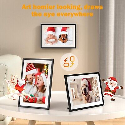 Digital Picture Frame 32GB, Large Smart Electronic Video Picture Frame 10.1 i...