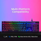 HyperX Alloy Origins PBT - Mechanical Gaming Keyboard, PBT Keycaps, RGB light...