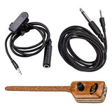 KNA Pickups, 1/8" to 1/4" instrument cable Portable Piezo Steel String Guitar...