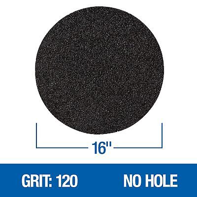 Mercer Industries 463120-16" Silicon Carbide Floor Sanding PSA Discs, Grit 12...