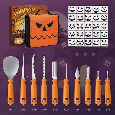 imarku Pumpkin Carving Kit, 36PCS Pumpkin Carving Tools, Professional Pumpkin...