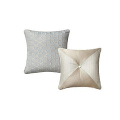 Waterford Springdale Throw Pillow Set, Ivory 2 Count