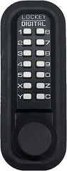 2230JB Mechanical, Keyless Latch Lock Jet Black Single Combination