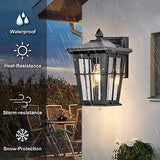 Outdoor Wall Lights, 2Pack Waterproof Exterior Light Fixture Wall Sconces, Mo...