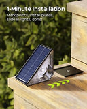 JACKYLED 16 Pack Outdoor Solar Stair Lights Waterproof, Solar Steps Lights Ou...