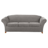 SureFit Stretch Pique Sofa Slipcovers, Four Piece Sofa Cover, includes Slipco...