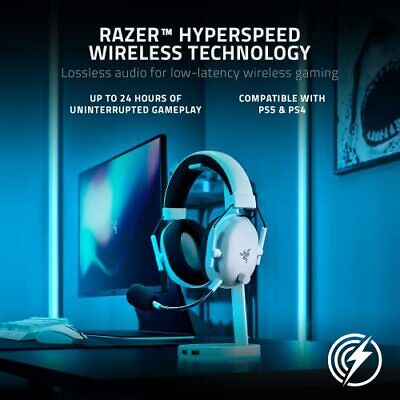 Razer BlackShark V2 Pro Wireless Gaming Headset: THX 7.1 Headset, White